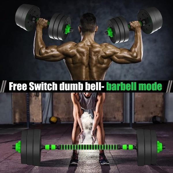 20 Kg Adjustable Dumbbells Set - 20kg Gym Weights Dumbbells and Barbel Set Adjustable Weights Indoor/outdoor, Best Option for Home Gyms - Image 7